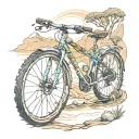 POST SLUDGE METAL WILD CROSS COUNTRY MOUNTAIN BICYCLE MOUNTAINS RIVER SPANIEL BRETON CONCERTS FESTIVAL MUSIC BEACH tattoo design idea