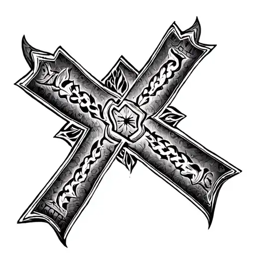 ethiopian cross tattoo tattoo design idea
