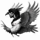Icarus tattoo design idea