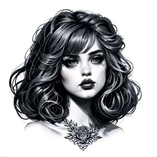 Femboy tattoo design idea