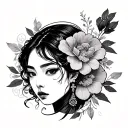 Korean tattoo design idea