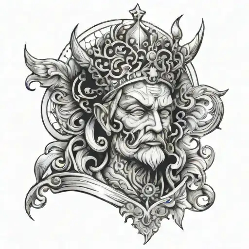 God Wills tattoo design idea