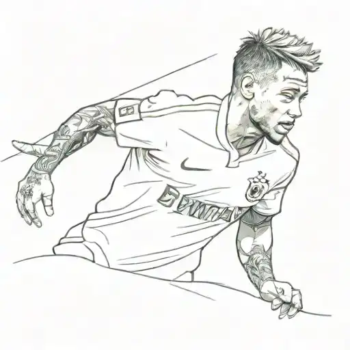 neymar tattoo design idea
