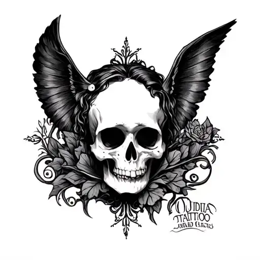 ouija tattoo design idea