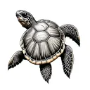 sea ​​turtle tattoo design idea