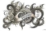 Yuvu Calligraphy signature tattoo design idea