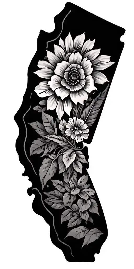 mexican california tattoo design idea