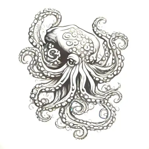 dirty heads octopus tattoo design idea