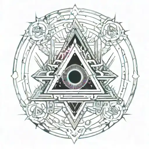 Aurora borealis with renner  tattoo design idea