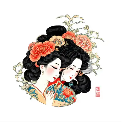 brother and sister tattoo tattoo design idea