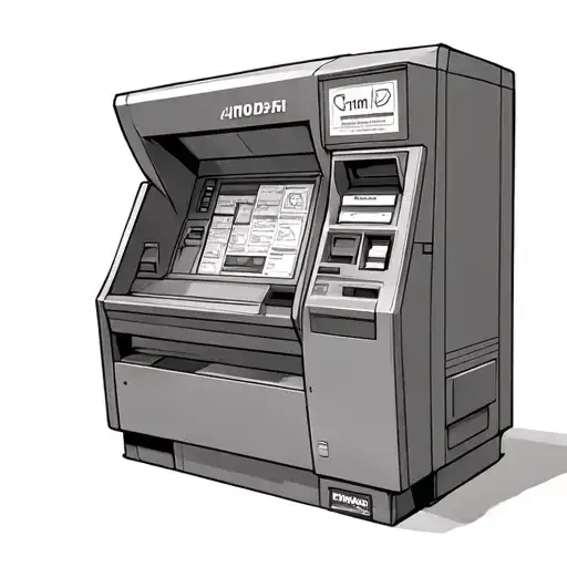 BMO Harris atm on fire tattoo design idea