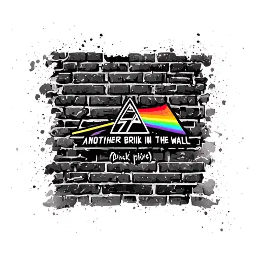 "Coby " pink floyd prism another brick in the wall cover tattoo design idea