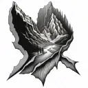 glacier tattoo design idea