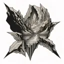 glacier tattoo design idea