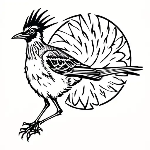 roadrunner tattoo design idea