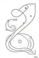 semi colon incorporated tattoo design idea