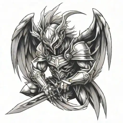 Angemon tattoo design idea