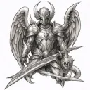 Angemon tattoo design idea