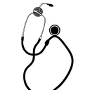 stethoscope and microphone tattoo design idea