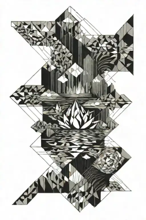 An artist's reminder of artistry. A writer traveling down a river tattoo design idea