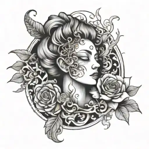 mind, body, soul tattoo design idea