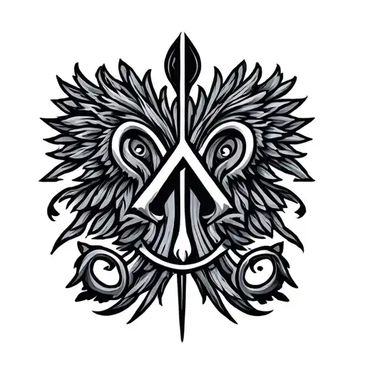polish lithuanian spirit symbol tattoo design idea