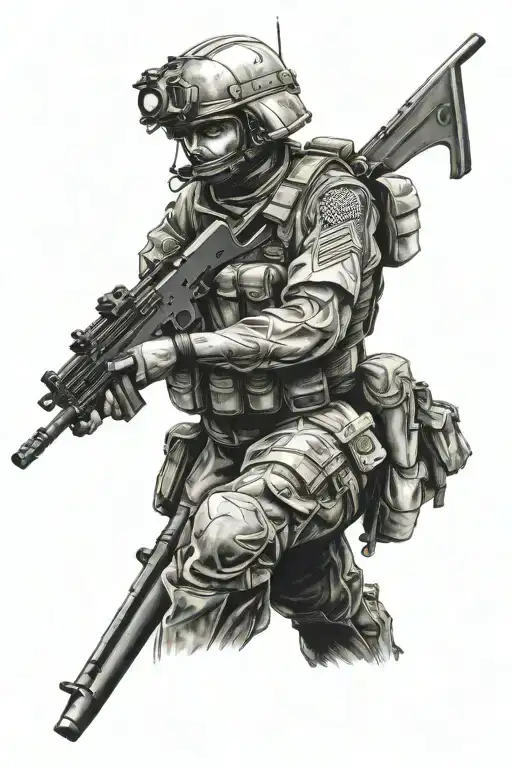 fallen soldier tribute tattoo tattoo design idea