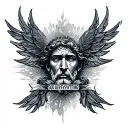 God over everything  tattoo design idea