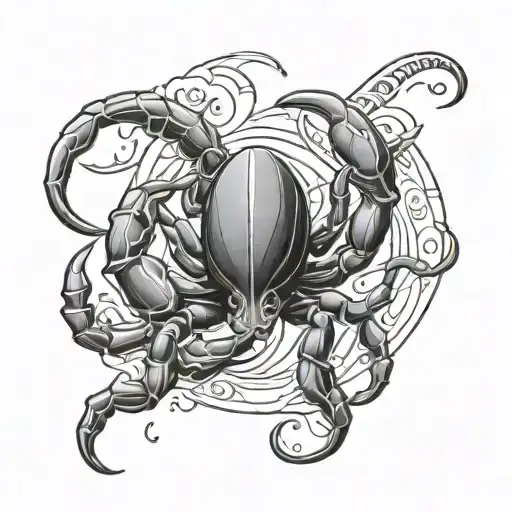 Cancer And Scorpio tattoo design idea