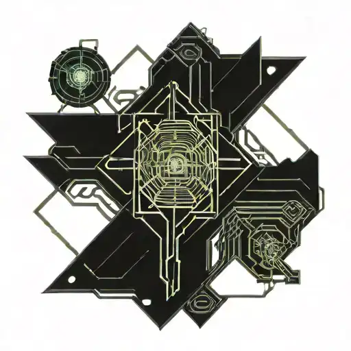 cybersigilism inspired accepting imperfections  tattoo design idea