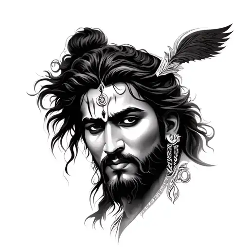 shiv ji tattoo design idea