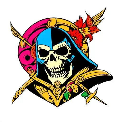 Skeletor tattoo design idea