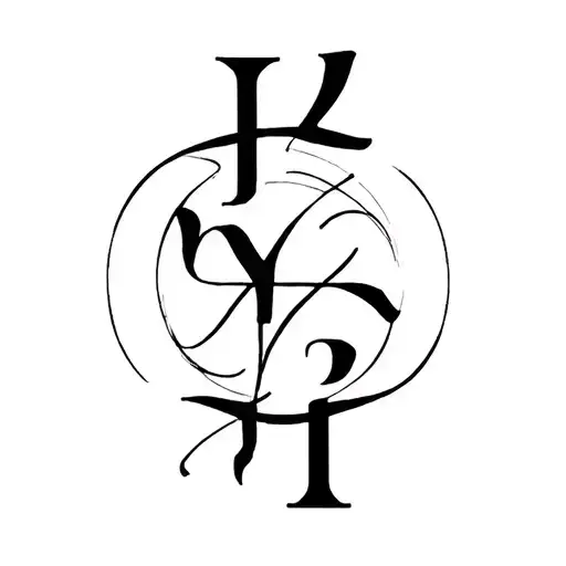 Cybersigilism made with the word yutori tattoo design idea