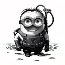 Minion divers tattoo design idea