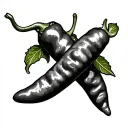 Chile pepper tattoo design idea