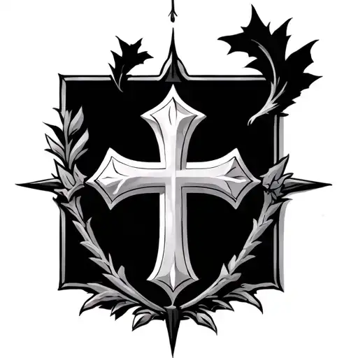Serbian Cross tattoo design idea