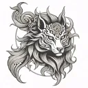 Amaterasu tattoo design idea