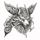 Amaterasu tattoo design idea