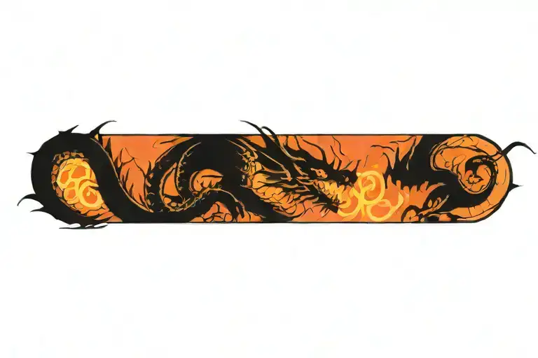 dragon tattoo design idea