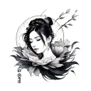 Korean tattoo design idea