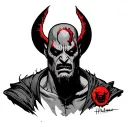 hellboy tattoo design idea