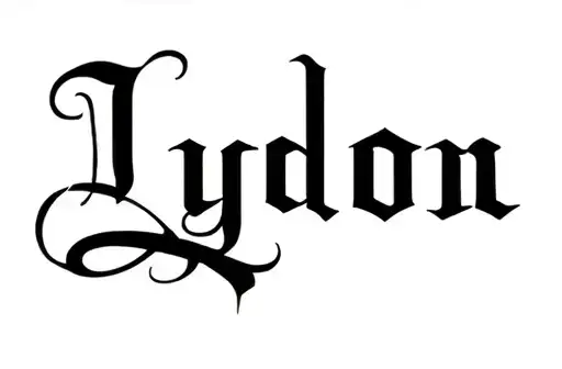 "Lyndon" tattoo design idea