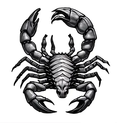 Scorpio And Aquarius tattoo design idea