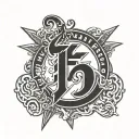 foo fighters logo tattoo design idea