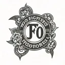 foo fighters logo tattoo design idea