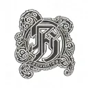 foo fighters logo tattoo design idea