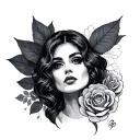 Stella Simone 4 ever tattoo design idea