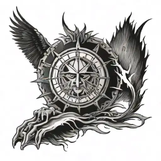 vagabond, invincible under the sun tattoo design idea