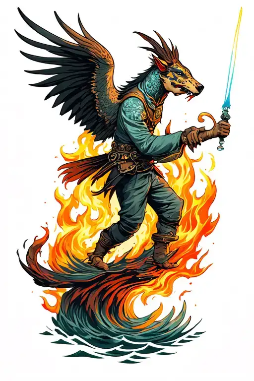 We must be swift as the coursing river With all the force of a great typhoon. With all the strength of a raging fire.  tattoo design idea