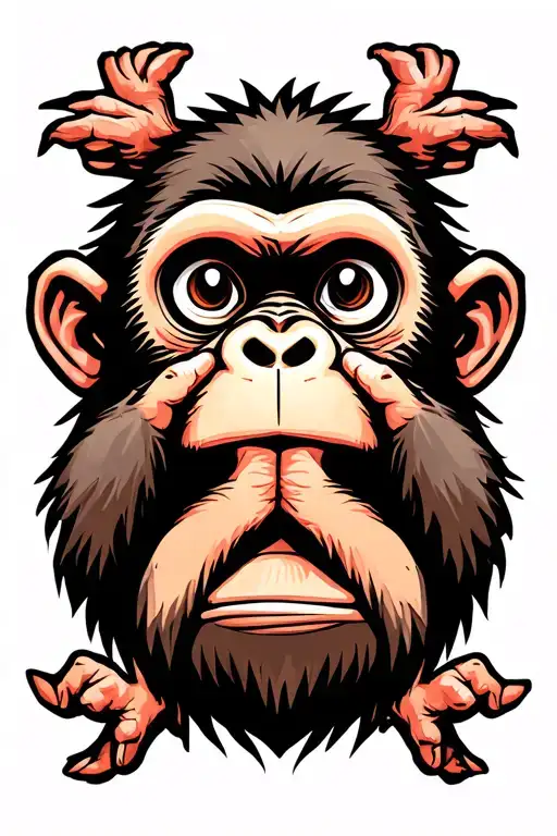 monkey see no evil hear no evil speak no evil tattoo design idea